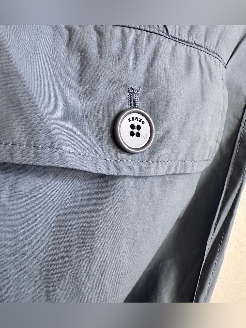 KENZO Blue Cargo Pants Ankle Length Small - Picture 7 of 8